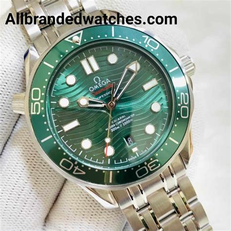 omega watch green dial square face 80s|how to identify omega watch.